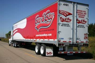 Building a network of drop-off and pick-up points for blankets, straps, bars, decking, ramps and so on was necessary to allow Bay & Bay Transportation to grow the niche business efficiently with a dry van operation that also hauls freight.