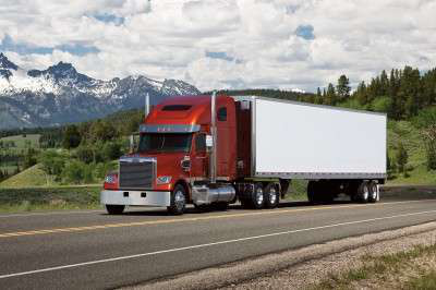 Freightliner Coronado On Highway