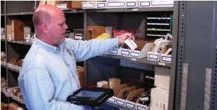 Thanks to the Dossier system from Arsenault Associates, Hagey Coach and Tours Fleet Manager Bob Nolen can use a handheld and wireless network to manage parts inventory and make changes immediately.