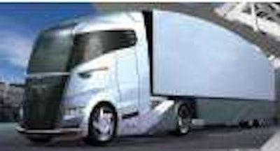 The MAN concept tractor-trailer has an overall drag coefficient of .29, which according to the German truck manufacturer equates to an overall fuel economy boost of 25 percent – with a current MAN engine and transmission.