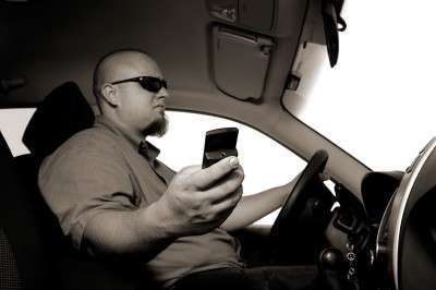 Texting driver