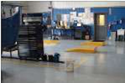 Tools are in a standard location for easy, quick access.