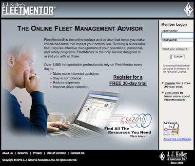 J j Keller Fleet Mentor