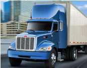 Peterbilt’s Model 382 daycab, suited for regional and shorter-haul applications, is powered by the 2010 Cummins ISL9.