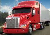 Available with two sleepers or in a daycab configuration, Peterbilt’s Model 587 is suited for long-haul fleets, driving teams and owner-operators.