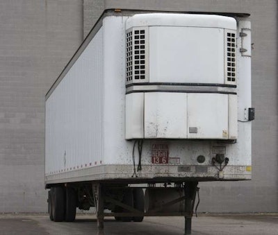 refeer unit on trailer