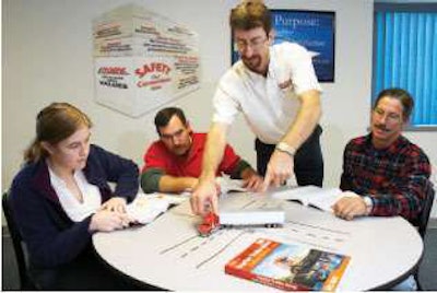 Every newly hired Roehl Transport driver undergoes The Roehl Way training process that includes a course on safe driving techniques and a lesson emphasizing the value of safety from a corporate and individual level.