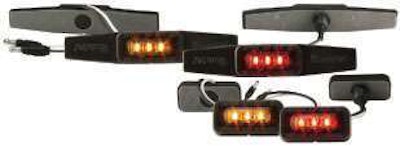 The low current draw of LEDs provides the ability to operate marker lights such as Truck-Lite’s Model 36 Flex Lamp while the truck is turned off without draining the batteries.