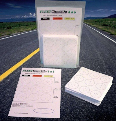 Oil Check Up Fluid Test Media