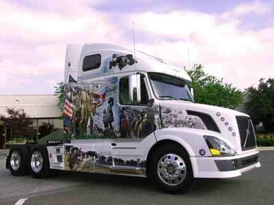 Volvo Patriotic Truck