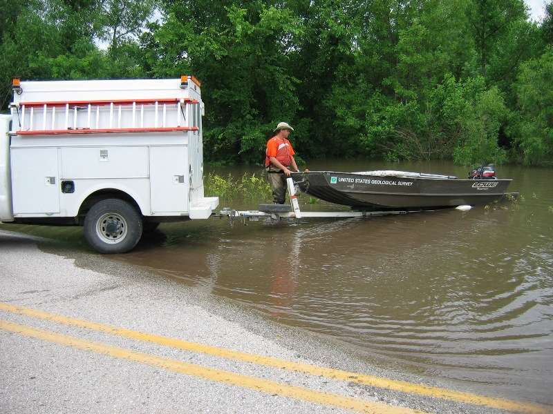 Iowa Flooded Road