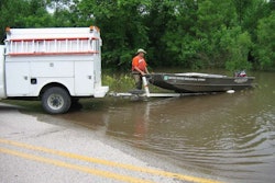 Iowa Flooded Road