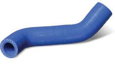 Coolant hoses can be custom-designed for a specific application to avoid problems with hose distortion when installed between fittings that are not coaxial.