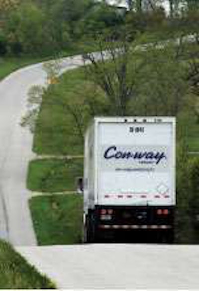 Con-way Freight has put into service nearly 1,300 new Freightliner Cascadia 2010-model tractors equipped with an integrated suite of advanced driver alert and truck control technologies.