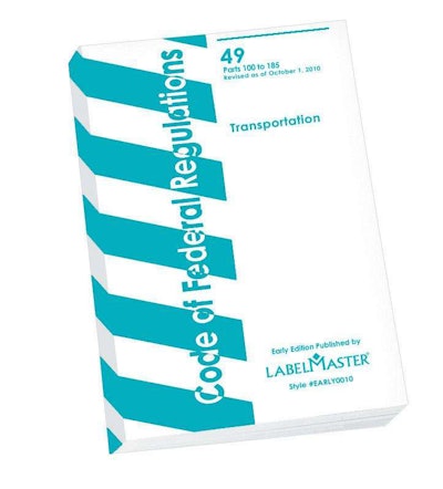 Labelmaster Early 49 Cfr