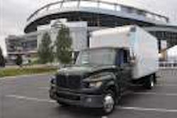 Navistar’s TerraStar takes its design cues from the company’s larger trucks – most notably the DuraStar – giving it a decidedly tough, brawny appearance.