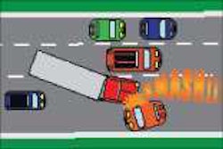 Switching lanes on the busy one-way city street, John Doe thought he was in the clear – until a cab unsuccessfully attempted to maneuver around Doe’s rig and made contact. Was this a preventable accident?