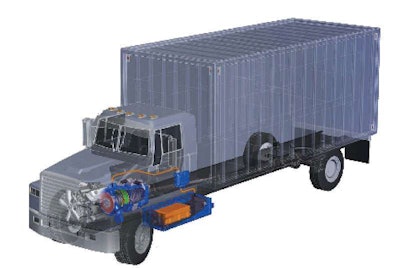 A parallel hybrid system is essentially an electric motor/generator running parallel to the primary drivetrain – usually a diesel or gasoline engine.