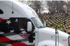 Baylor Trucking was one of more than 50 fleets that transported wreaths to Arlington National Cemetery for the Wreaths Across America organization.