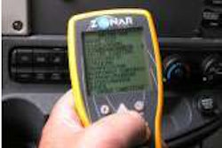 Zonar’s EVIR device forces drivers to inspect vehicles by using a handheld device and RFID tags placed in different zones around the vehicle.