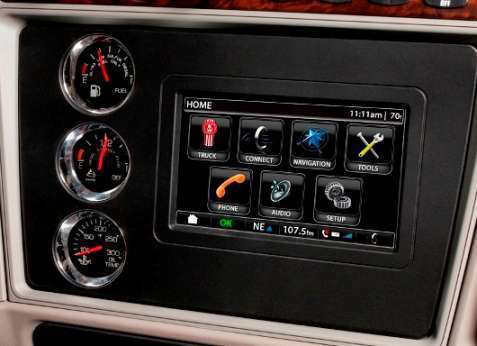 NavPlus in the cab of a truck