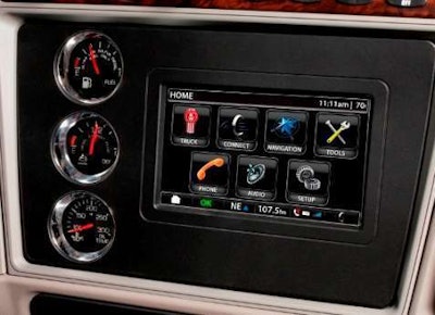 NavPlus in the cab of a truck