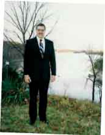 After joining P.A.M. Transport as director of maintenance, Tapp – shown here on the day he interviewed for the job – worked hard to upgrade the company’s technology and equipment.