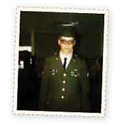 It was in the Army that Pvt. Carl Tapp, shown here fresh out of basic training, first began to develop the professionalism and philosophies that would define his career.