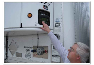 Left: Doug Petit, Marten Transport executive vice president, discovered that there was little science behind the industrywide -10 degree Fahrenheit temperature setting for frozen food shipments.