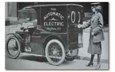 Billed as the ideal car for the “high-class merchant and retailer,” this 1921 Automatic Electric by the Automatic Transportation Co. had a range of 50 to 60 miles at speeds of 15 to 18 mph.