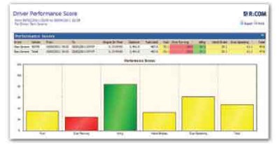 TransAm Trucking uses exception-based driver performance reports from Blue Tree Systems to help drivers improve mpg. The reports are available for drivers to view in the cab.