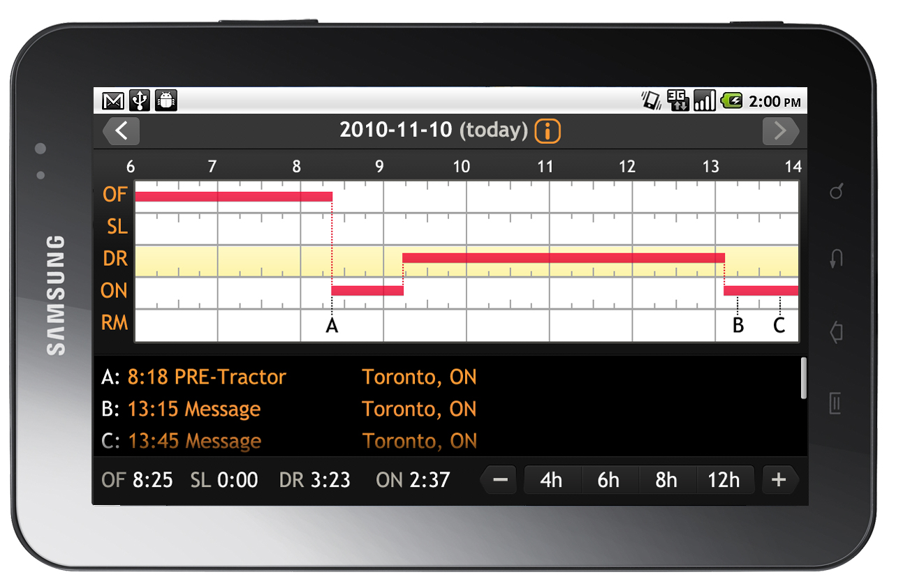 Xata Turnpike On Samsung Galaxy Tab 840x1293 Hos