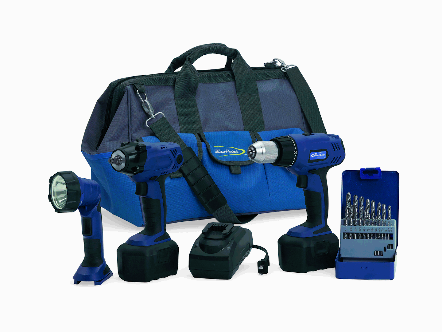 BluePoint compiles 14.4 Volt Cordless Value Pack Commerical Carrier