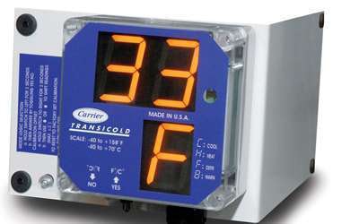 Carrier Transicold Dual View Temperature Display