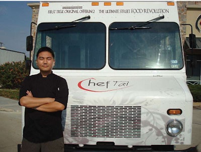 Tai Lee, who operates Veritas Wine and Bistro in College Station, Texas, is among the growing number of chefs who is introducing gourmet fare to curbside foodies.