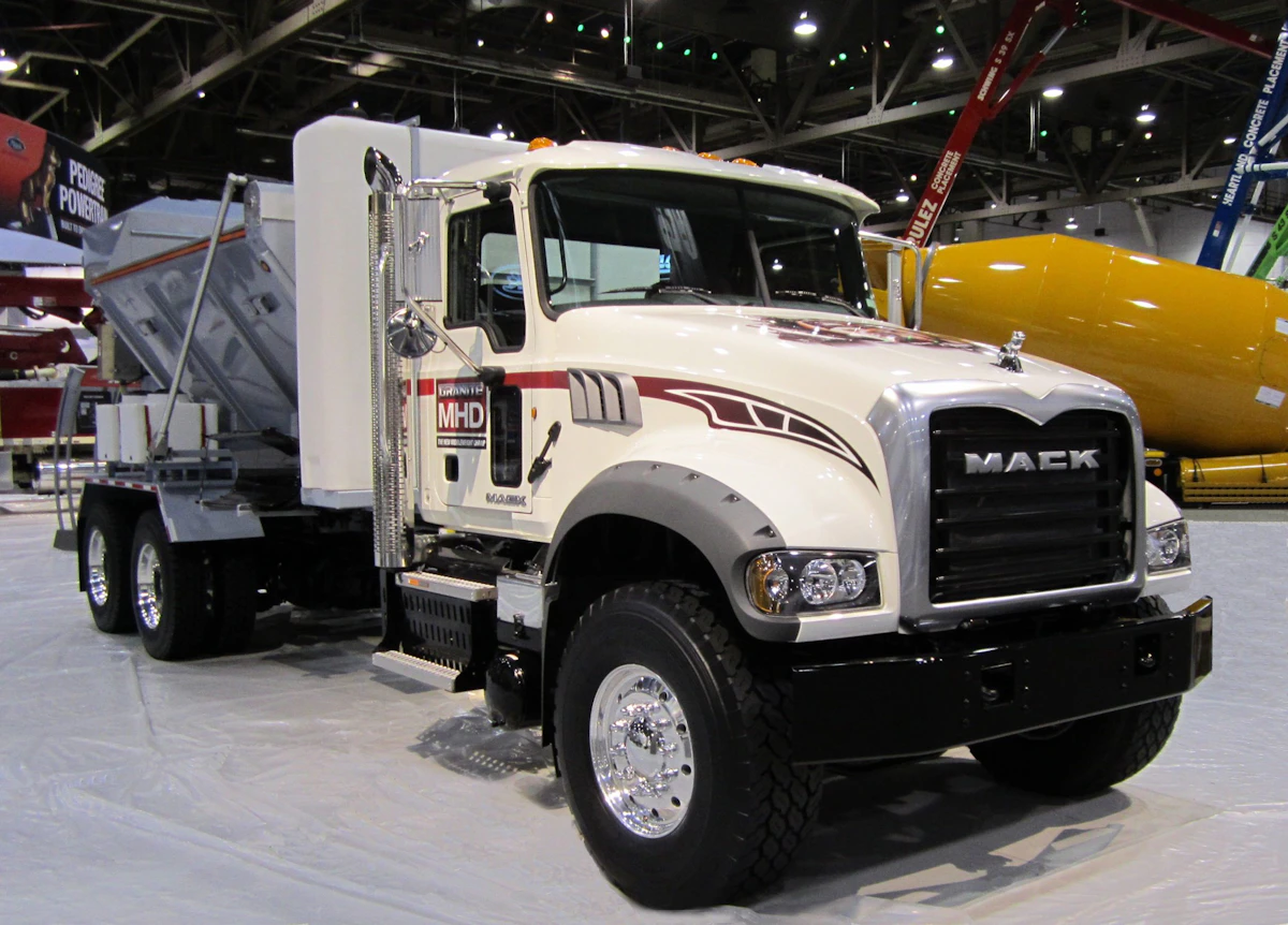 Mack premieres Medium Heavy Duty Mixer in Las Vegas | Commerical ...