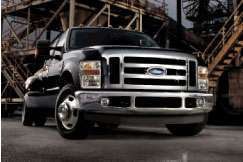 Ford’s F-Series Super Duty trucks use a monobeam front suspension for improved handling and durability.