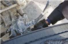 The front axle is the only one that is plainly visible while standing up. Since it incorporates the steering linkage as well as suspension parts, it always gets special attention.