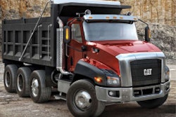 Caterpillar’s CT13 diesel engine, based on Navistar’s MaxxForce 13, provides 475 horsepower to get the CT660 up and moving in a hurry – even with a full load in the dump.