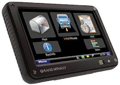 RandMcNally’s TND 760 and Truck PC products have a Stats feature that provides drivers with an onboard scorecard of fuel economy, idle time, hard braking, engine overrevving and other measures.