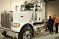 The Peterbilt Model 388 LNG tractors ordered by Green Energy Oilfield Services are equipped with Westport HD 15-liter natural gas engines.