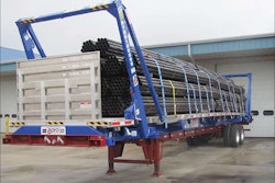 The Boyd Intermodal/Raildecks Intermodal flatbeds – which are being built by Fontaine Trailer – presently have a 44,200-pound capacity, with plans to reach 46,000 pounds as new lighter technologies come to market.
