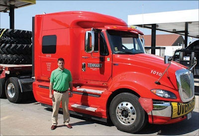 Aaron Tennant, owner of Orion, Ill.-based Tennant Truck Lines, has met personally with President Obama and U.S. Transportation Secretary Ray LaHood to discuss reducing the federal age requirement for interstate truck drivers from 21 to 18 and allocating funding to driver training programs.