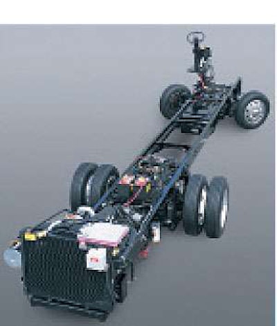 Freightliner Custom Chassis Corp.’s S2G chassis is a factory-installed liquid propane gas engine for the medium-duty truck market.