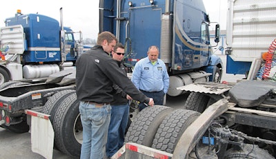 A fleet should consult with a sales representative from the tire company or companies it is considering or the dealer that handles its day-to-day needs.
