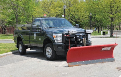 Ford F-250 gasoline pickup trucks used for heavier duties like plowing have been upgraded to models like F-350s with diesel engines.