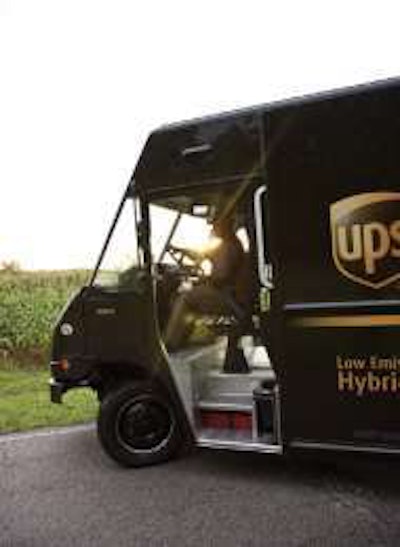 UPS now is on its third generation of hybrid equipment, with 380 hybrid trucks in its fleet nationwide, from New York (top) to Kentucky (bottom) and beyond.