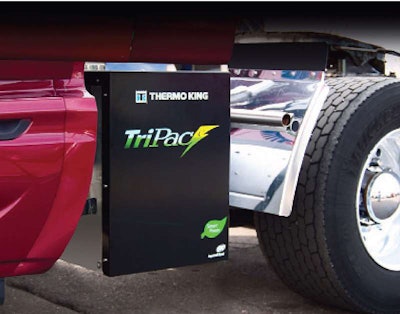 Thermo King’s TriPac electric APU system has been recognized by the U.S. Environmental Protection Agency’s SmartWay Verified Technologies program.