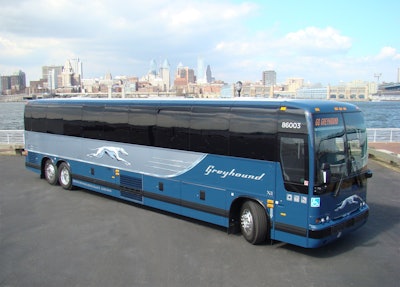 Greyhound Bus City 7x5 In
