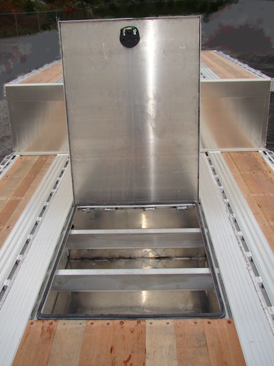 East Drop Deck Trailer Storage Boxes